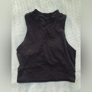 LULULEMON black high neck bra top